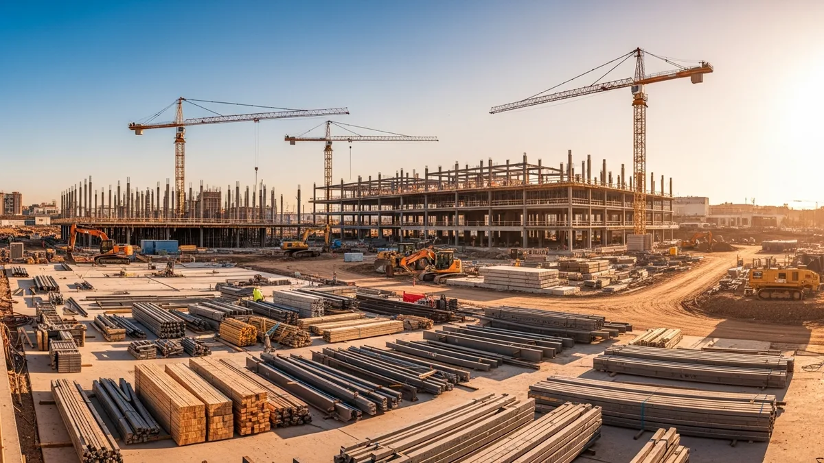 Construction Acoustical Ceiling Wall Installation