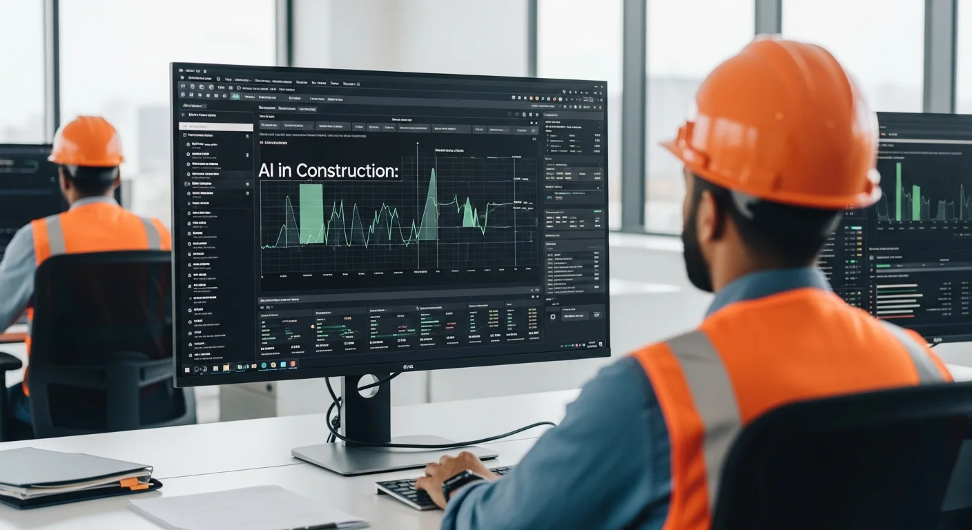 Construction professional using technology on a tablet at a job site