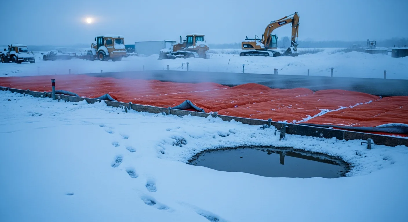 Cold Weather Concrete: How to Pour, Protect, and Cure When Temperatures Drop