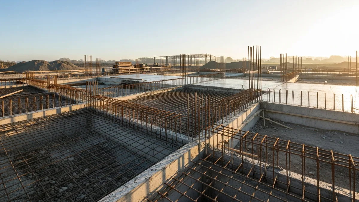 Construction Crane Foundation Mat Design