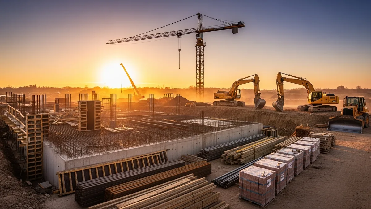 Elevator pit construction with waterproofing and sump pump installation