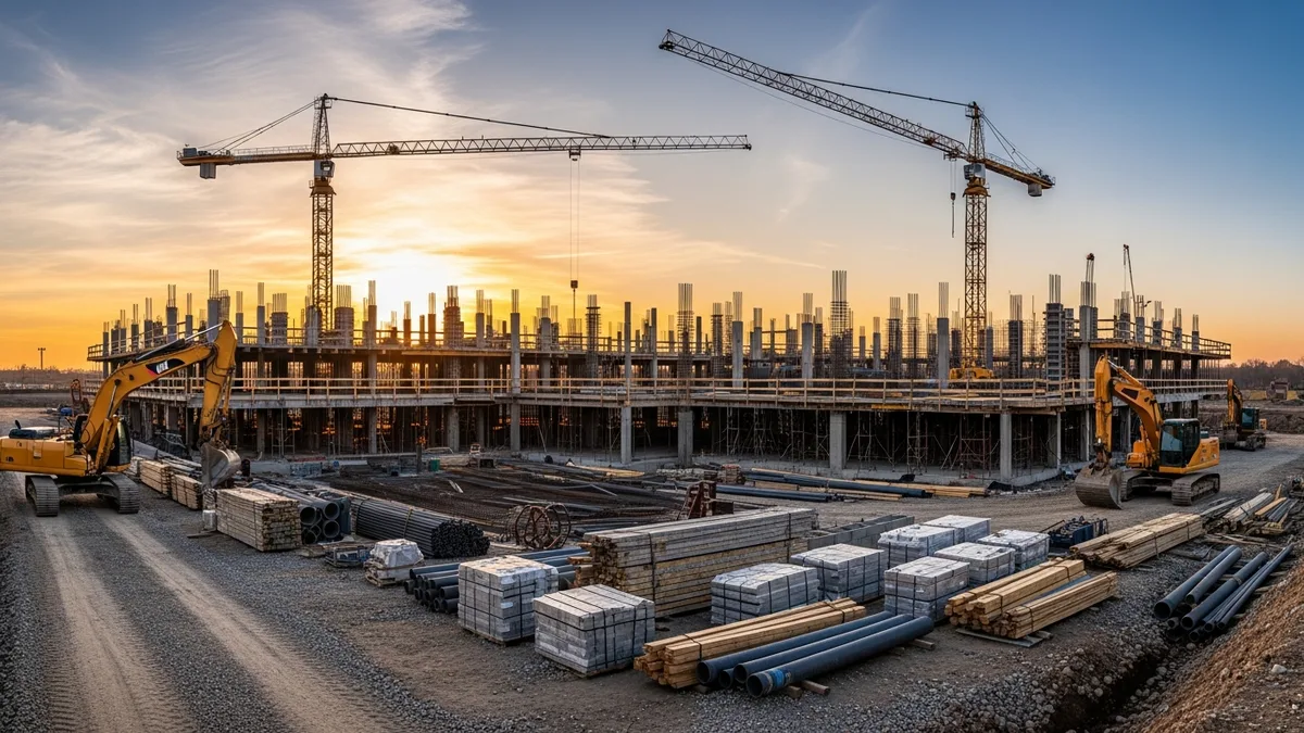 Construction Glazing Curtain Wall Installation