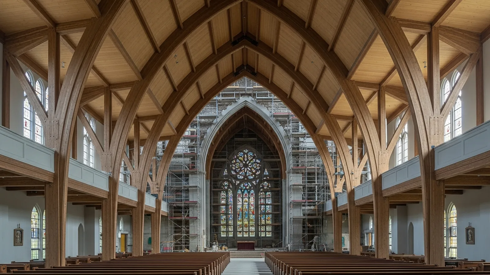 Religious worship facility under construction