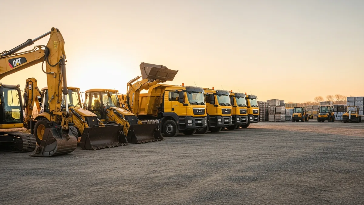 Construction Work Truck Selection