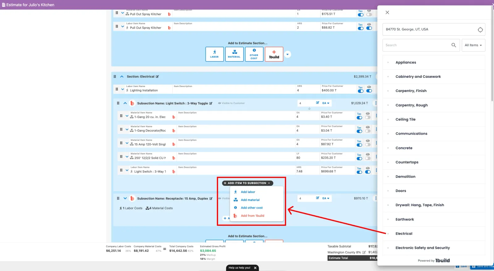 Blog illustration: 1build subscections