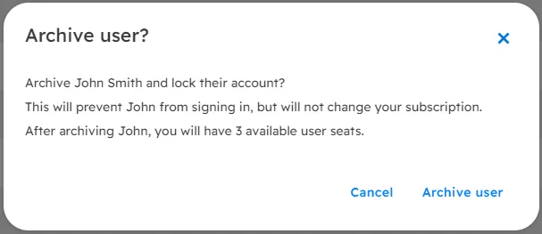 Blog illustration: Archive user prompt