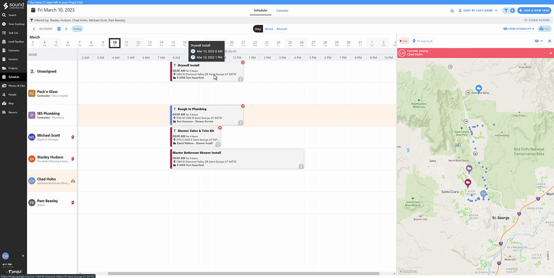 Blog illustration: Day view example