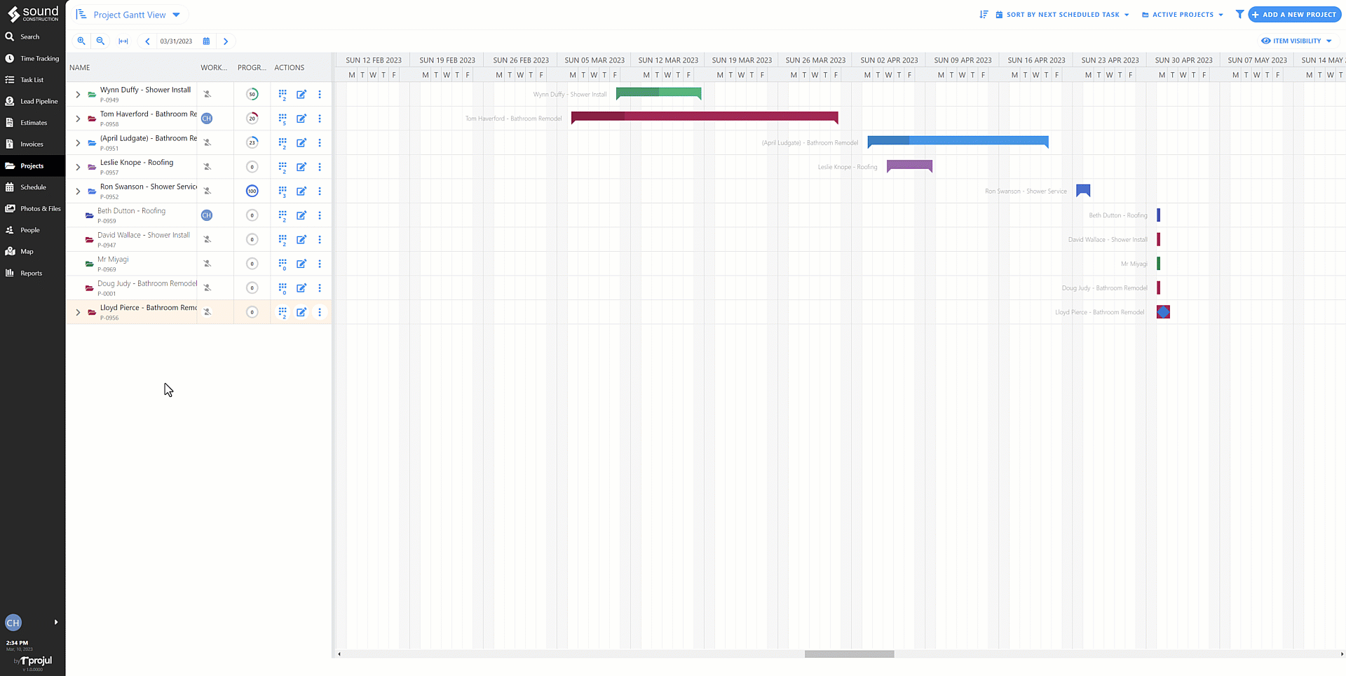 Blog illustration: Gantt gif example