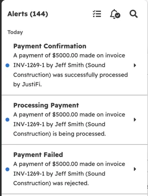 Payment Notifications with Projul
