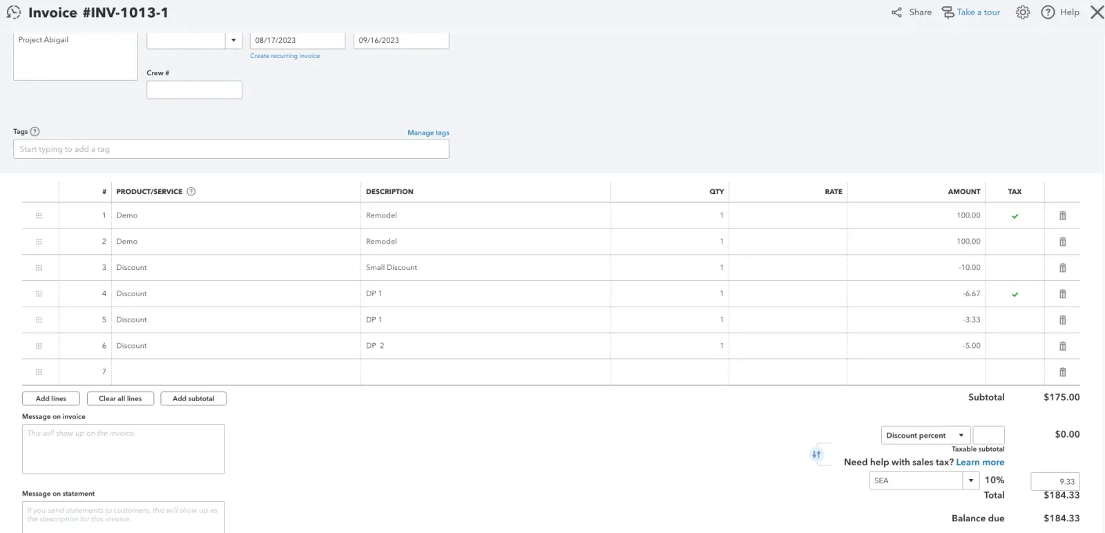 Blog illustration: Quickbooks discount sync