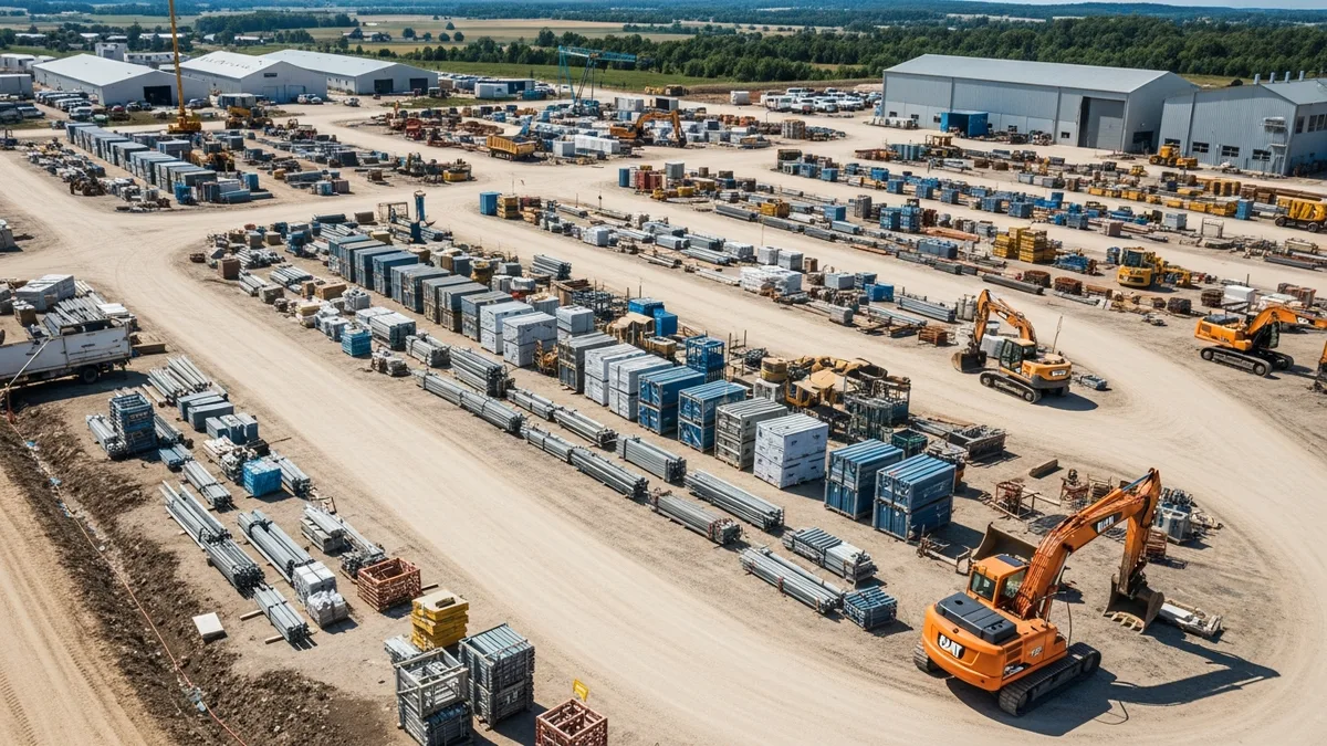 Worker placing dark grey ceramic floor tiles on adhesive surface